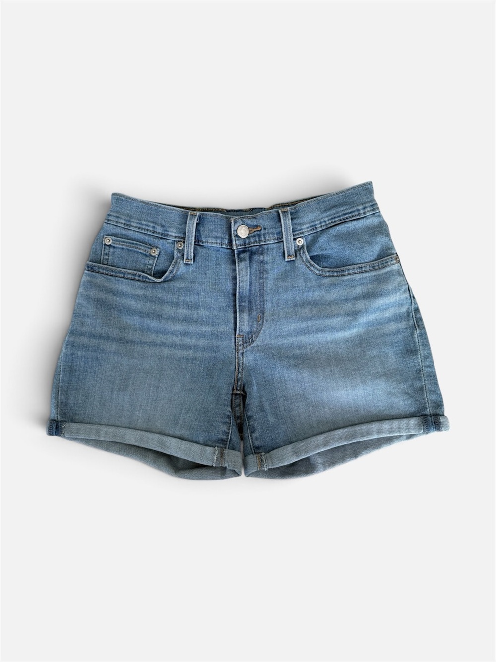 Levi's Women's Mid Length Denim Shorts